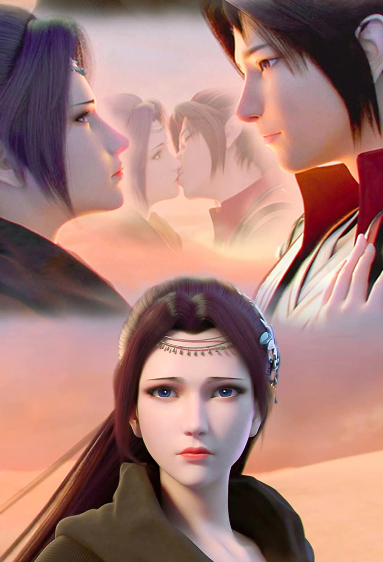 斗破苍穹:萧炎和云韵的美好时光,一吻定情!