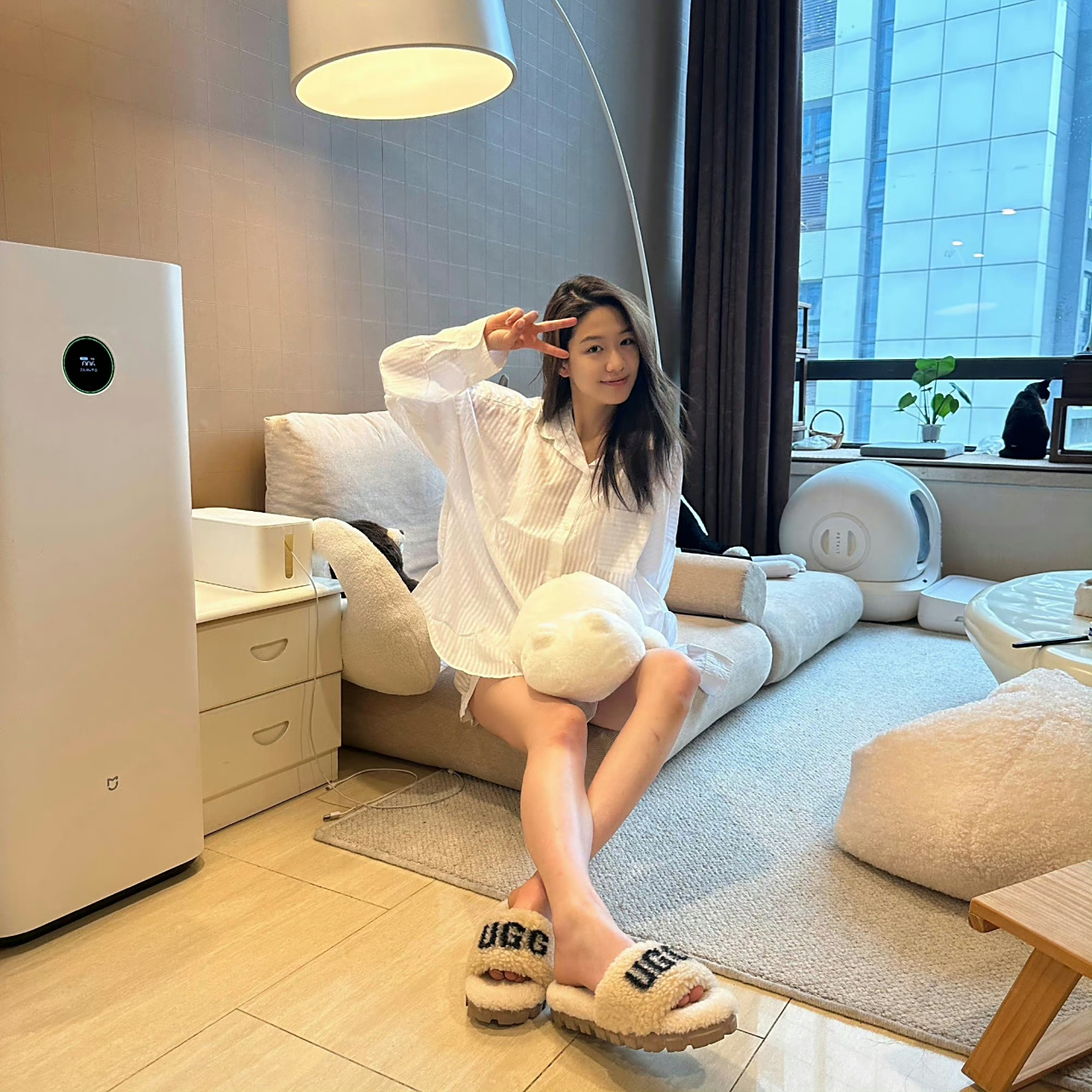 向涵之  光jio丫  大长腿又白又嫩