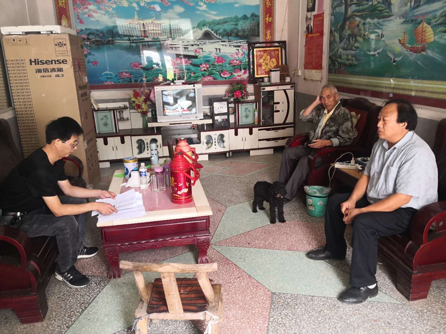 方城县委常委,常务副县长孙大明到券桥镇督导脱贫攻坚工作