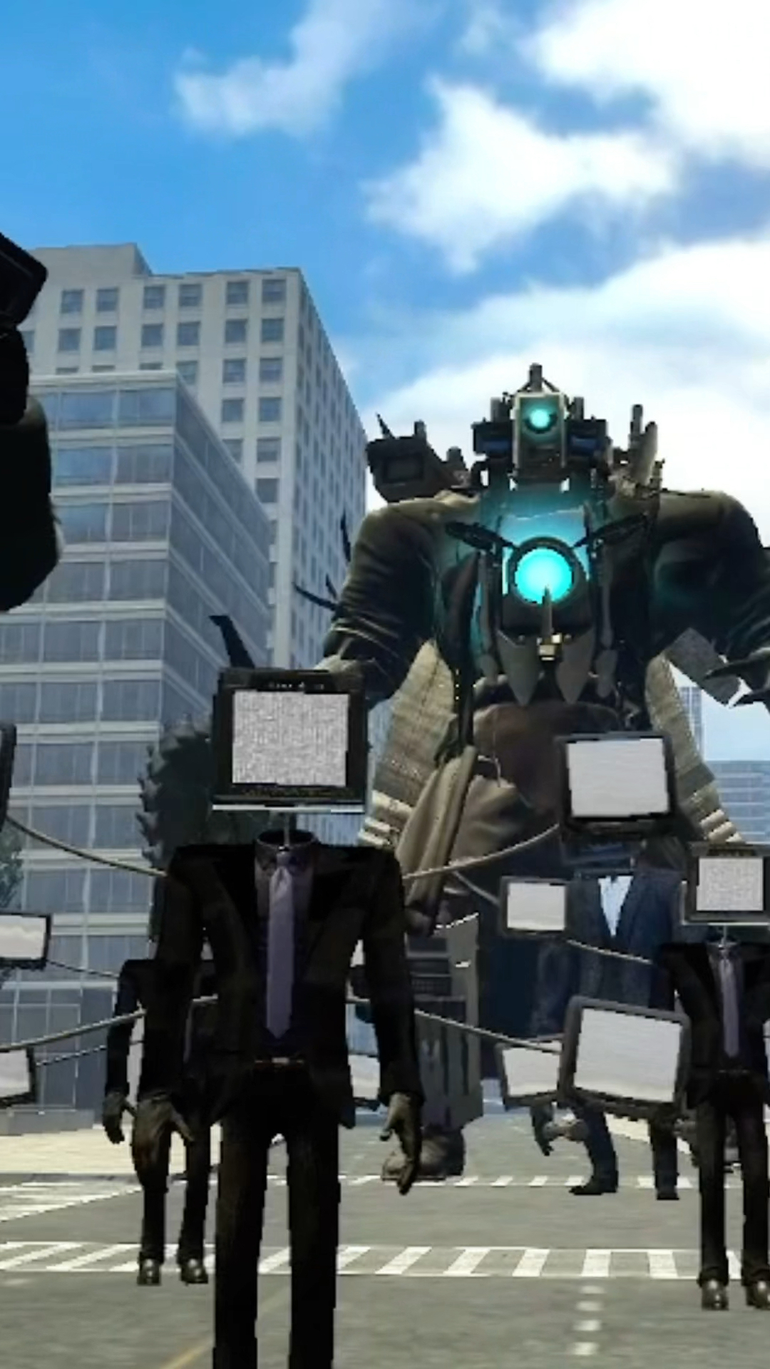 电视人vs监控人vs摄影人霸气组合,能打跑30个马桶人吗?