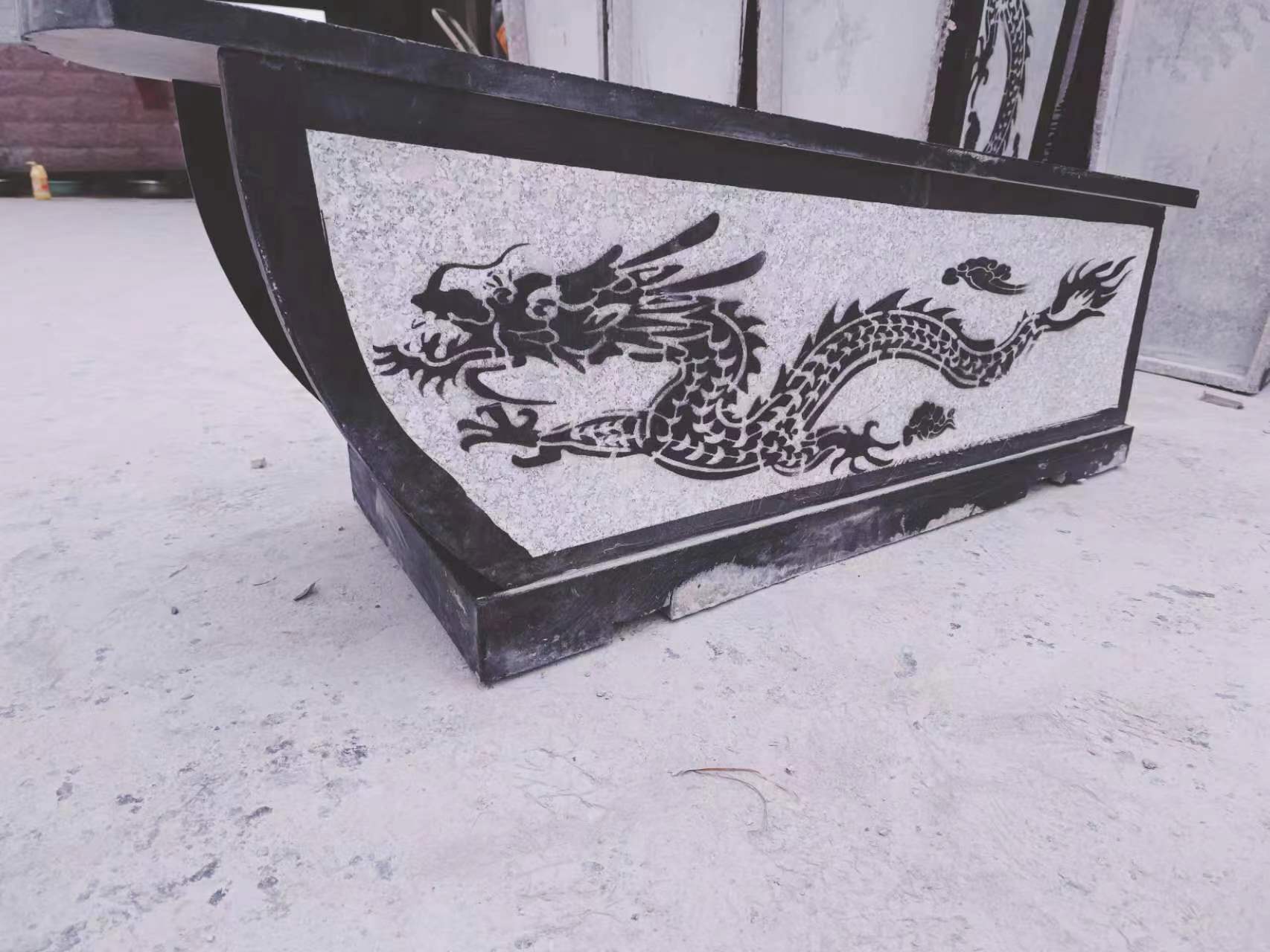 迁坟石头棺材大理石寿材花岗岩下葬