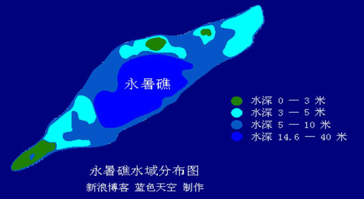 永暑岛填海最新卫星图图片