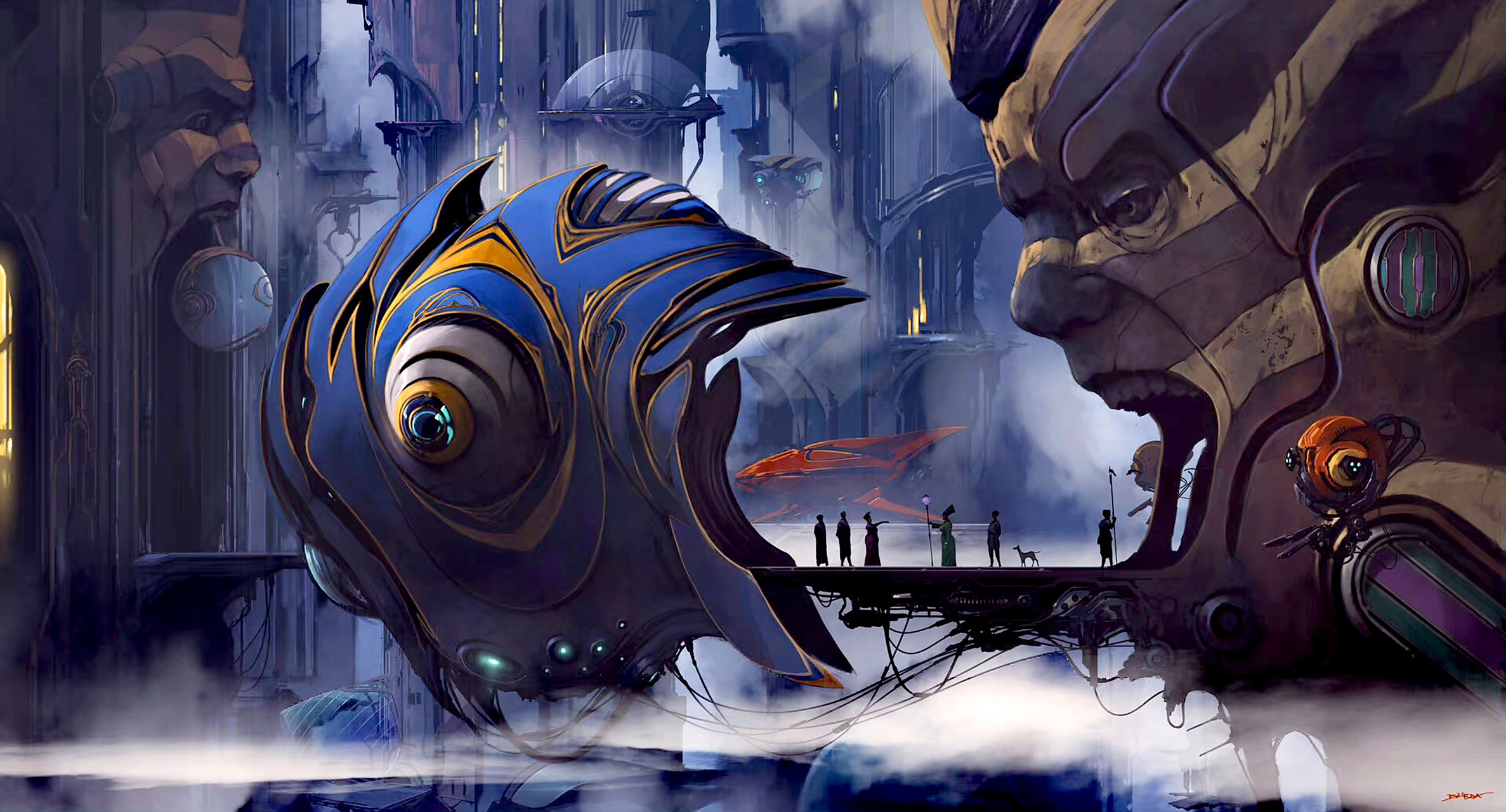 动漫# #插画# #科幻