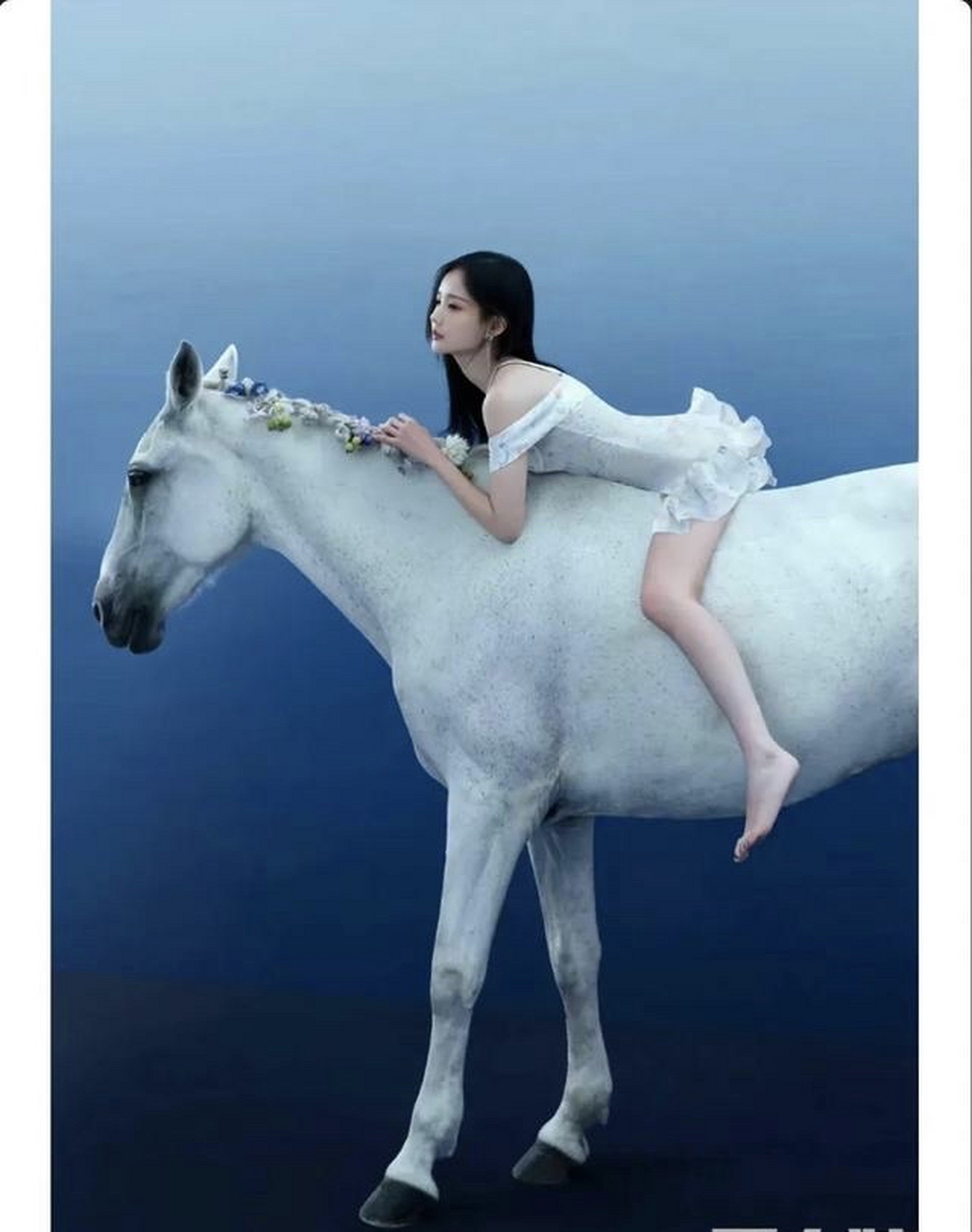 李一桐的这组骑马照,美得让人有点睁不开眼睛.