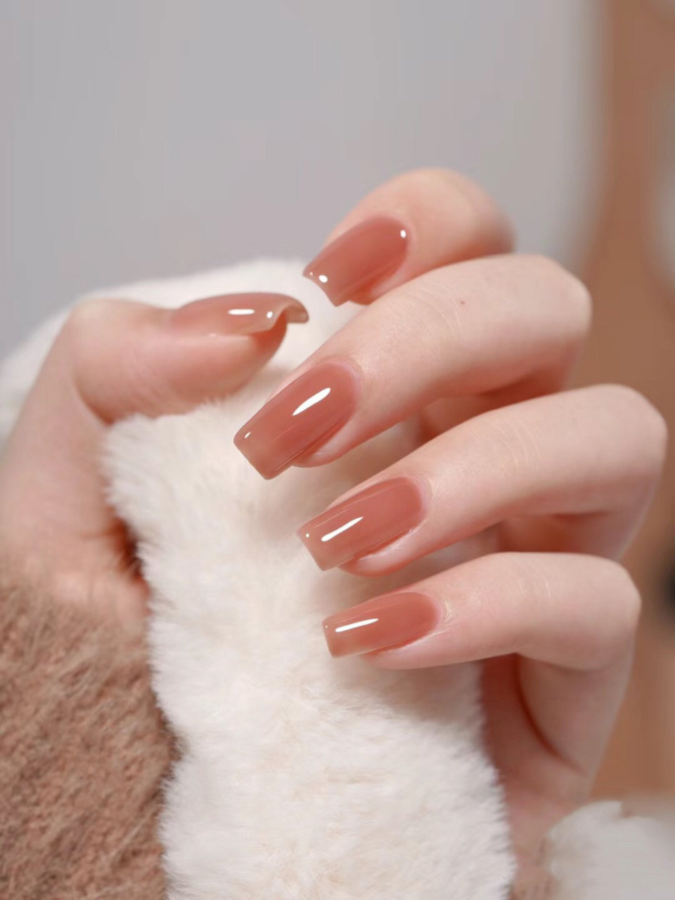 相思红豆沙94气质高级枫叶红指甲|早秋必备#美甲