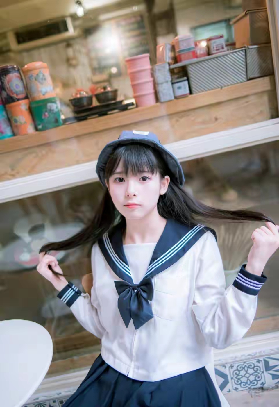 可爱的jk美少女