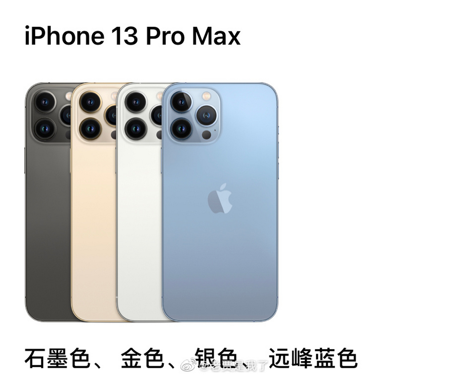 同是iphone13顏色都有這麼醜的區別 就怎麼說,iphone 13 pro max全體