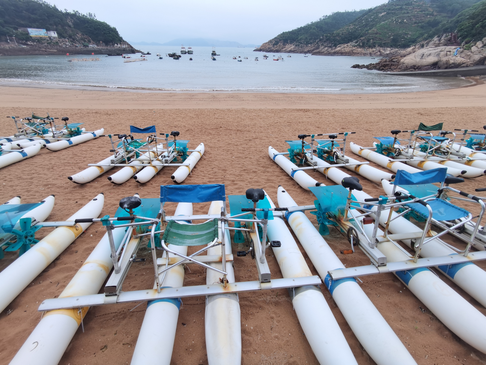 溫州後花園洞頭區大門島,這裡有一個美麗沙灘,它的名字叫月亮灣