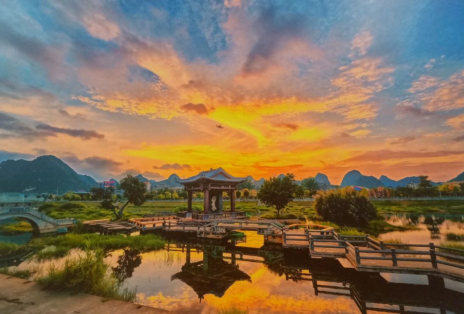 美丽的靖西,广西百色旅游