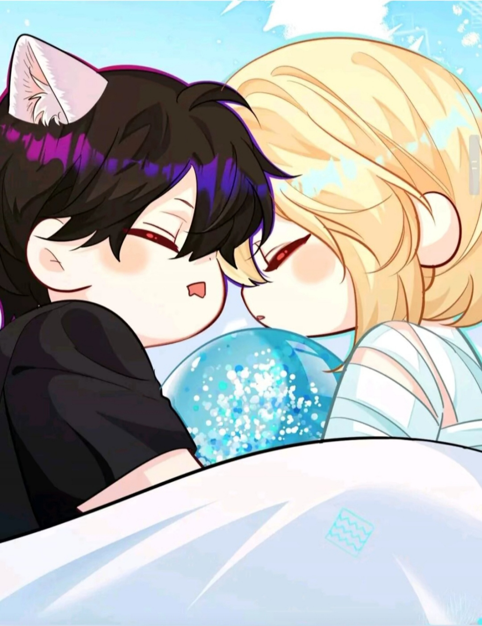 #人鱼陷落# 白楚年:一觉醒来喜当爹[嘿哈]兰波:砸开看看[二哈]