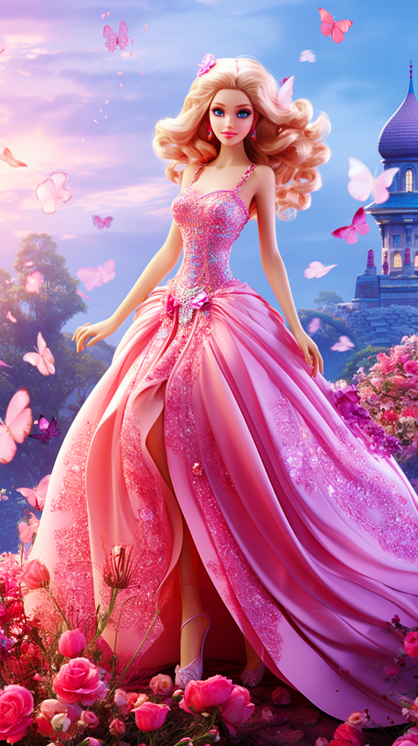 芭比娃娃是一个拥有无限魅力的玩偶,她让我们女孩们在童年就有了美丽