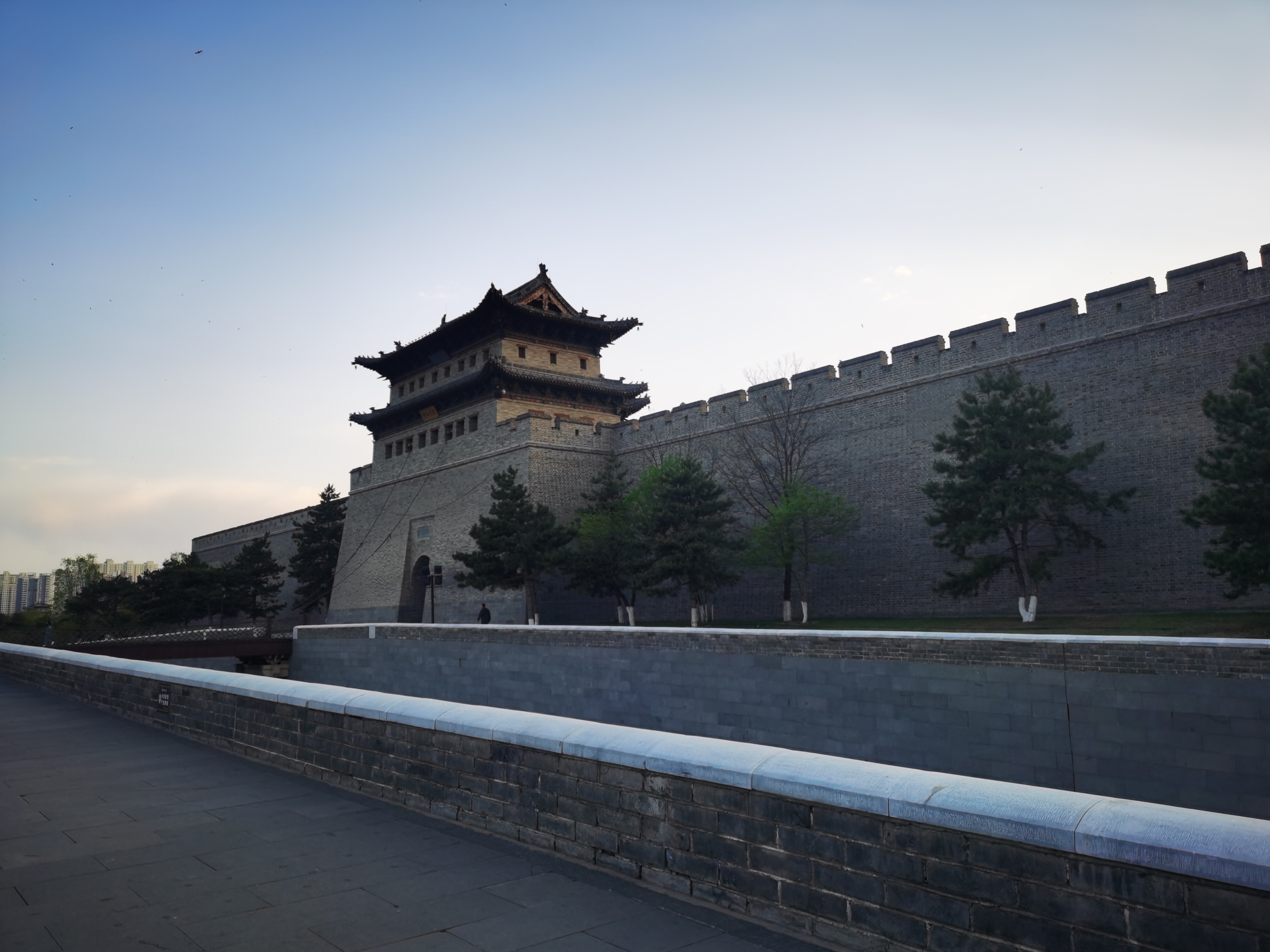 实拍|大同城墙带状公园美景!