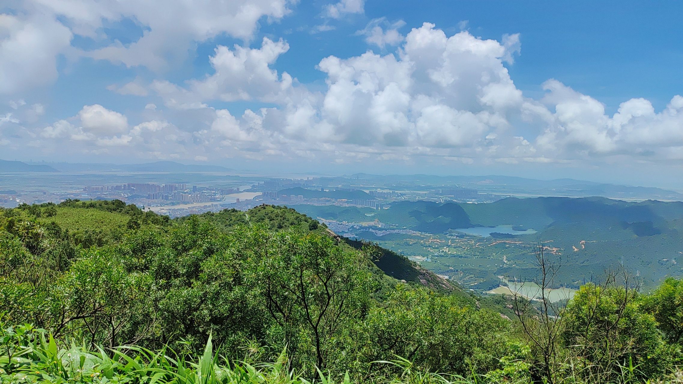 珠海第一峰黄杨山,海拔581米,位于珠海市斗门区中西部.