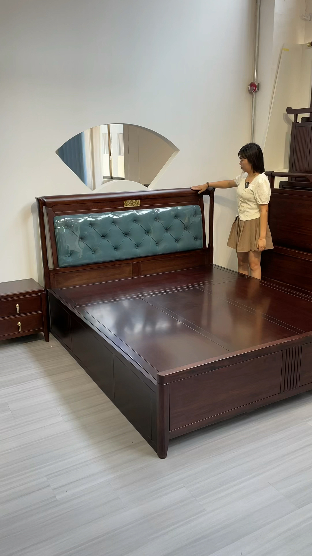新中式实木大床,款式多选欢迎咨询