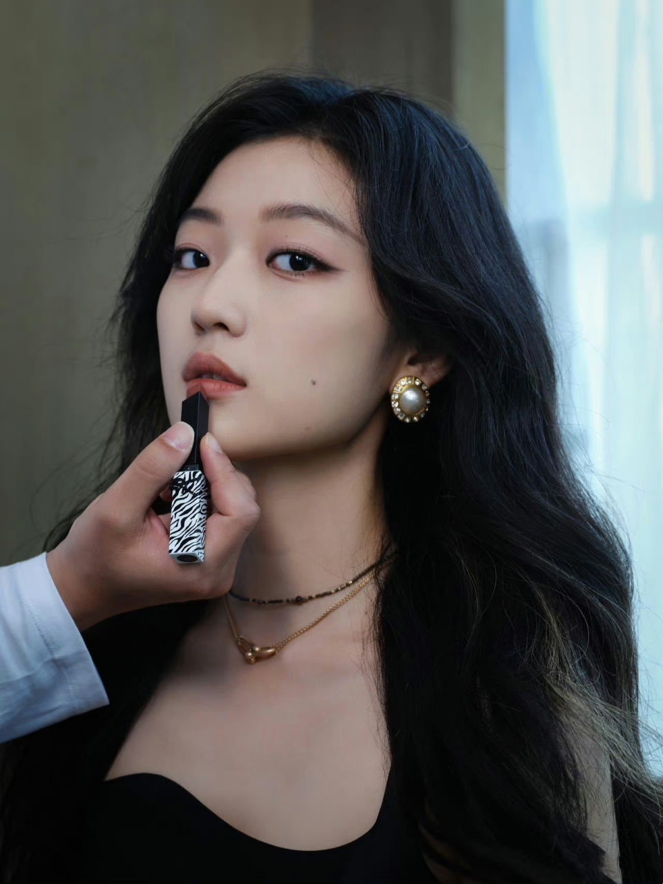 孙千,georges hobeika金色纱裙 #孙千