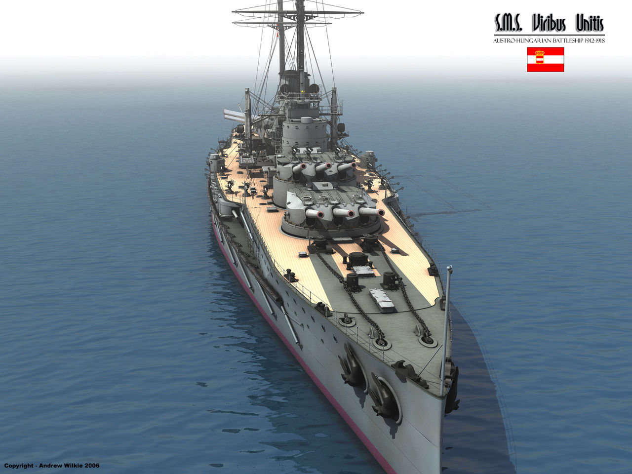 舰船欣赏:奥匈帝国海军 联合力量级战列舰