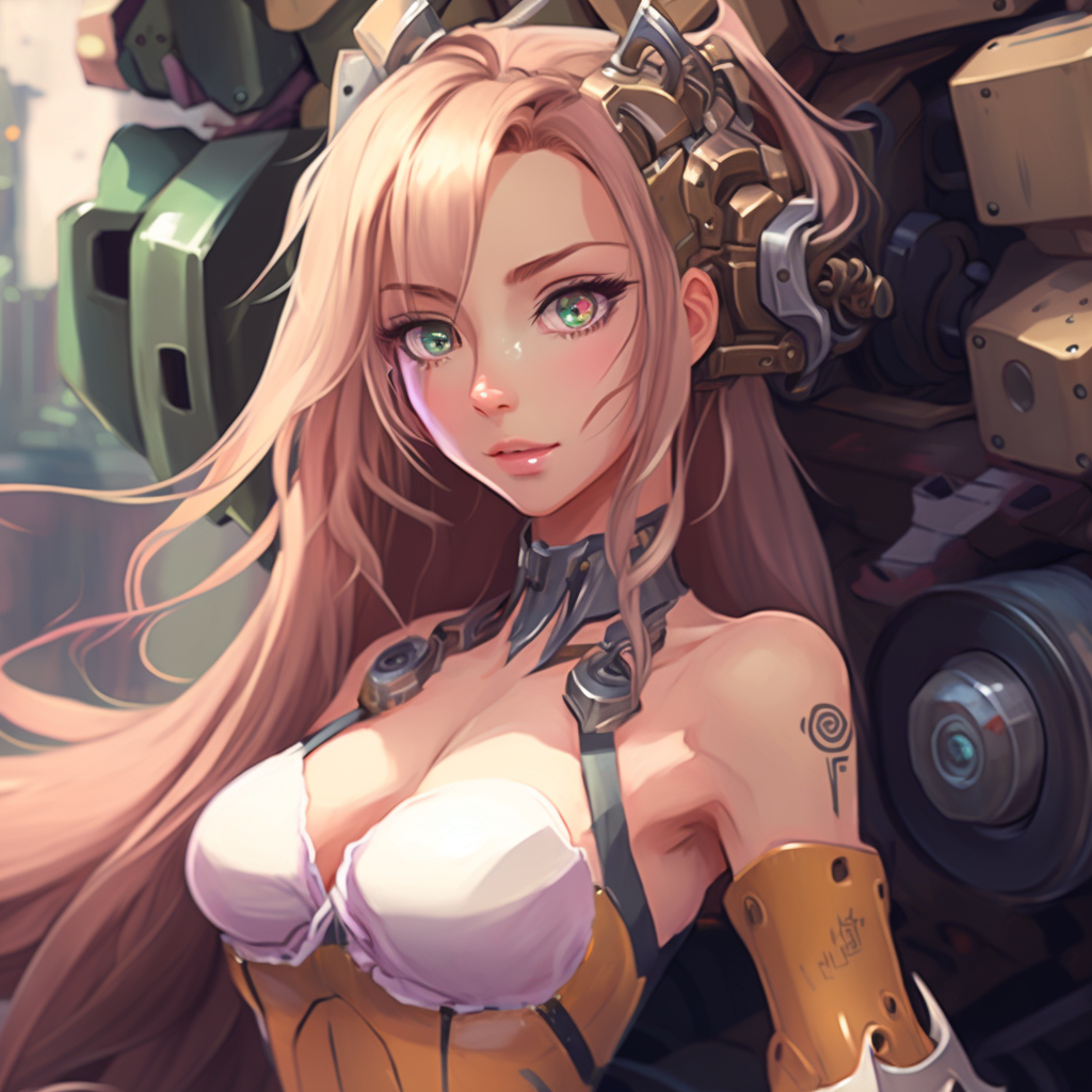 蒸汽朋克动漫少女