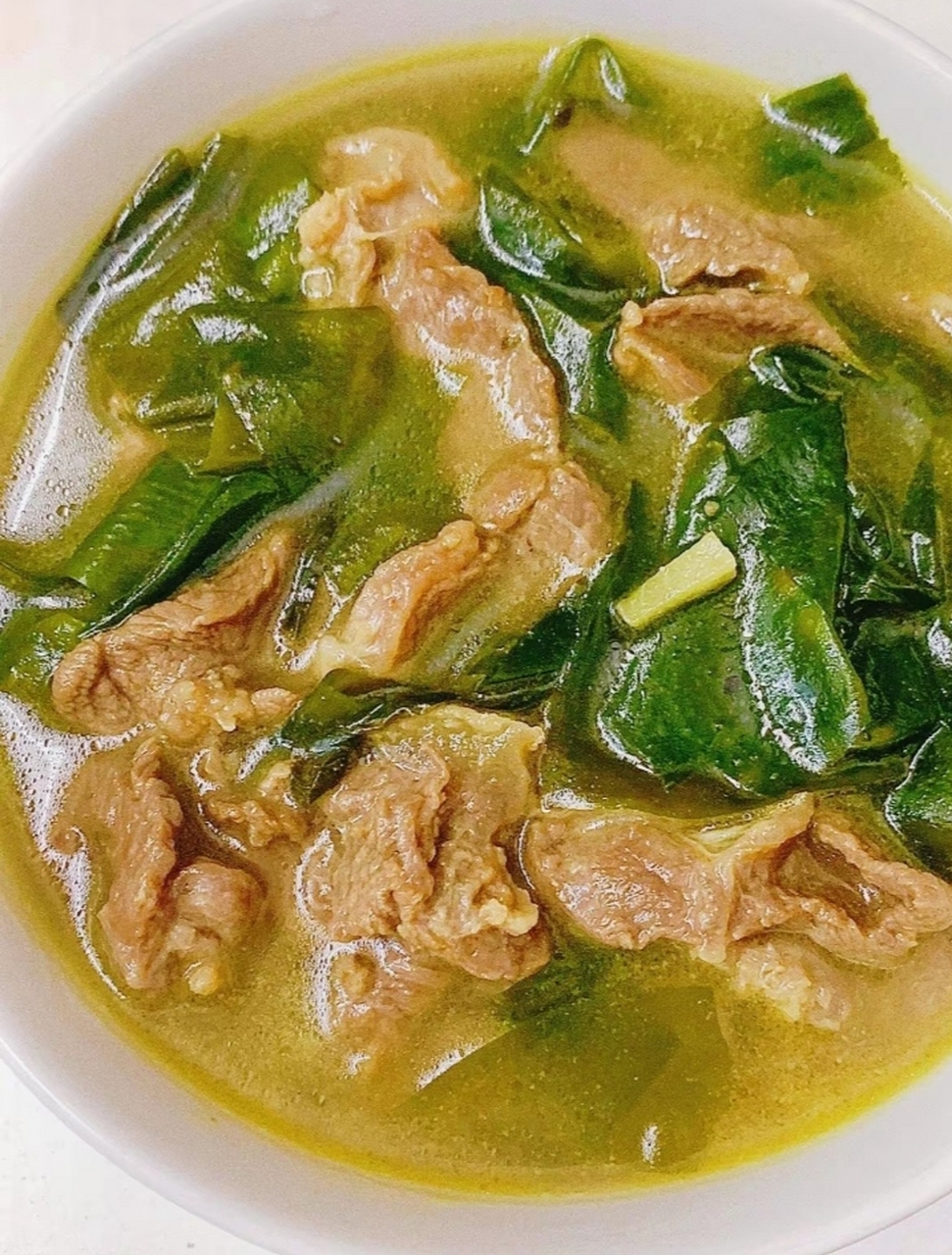 裙带菜牛肉汤的做法,喜欢收藏[心]