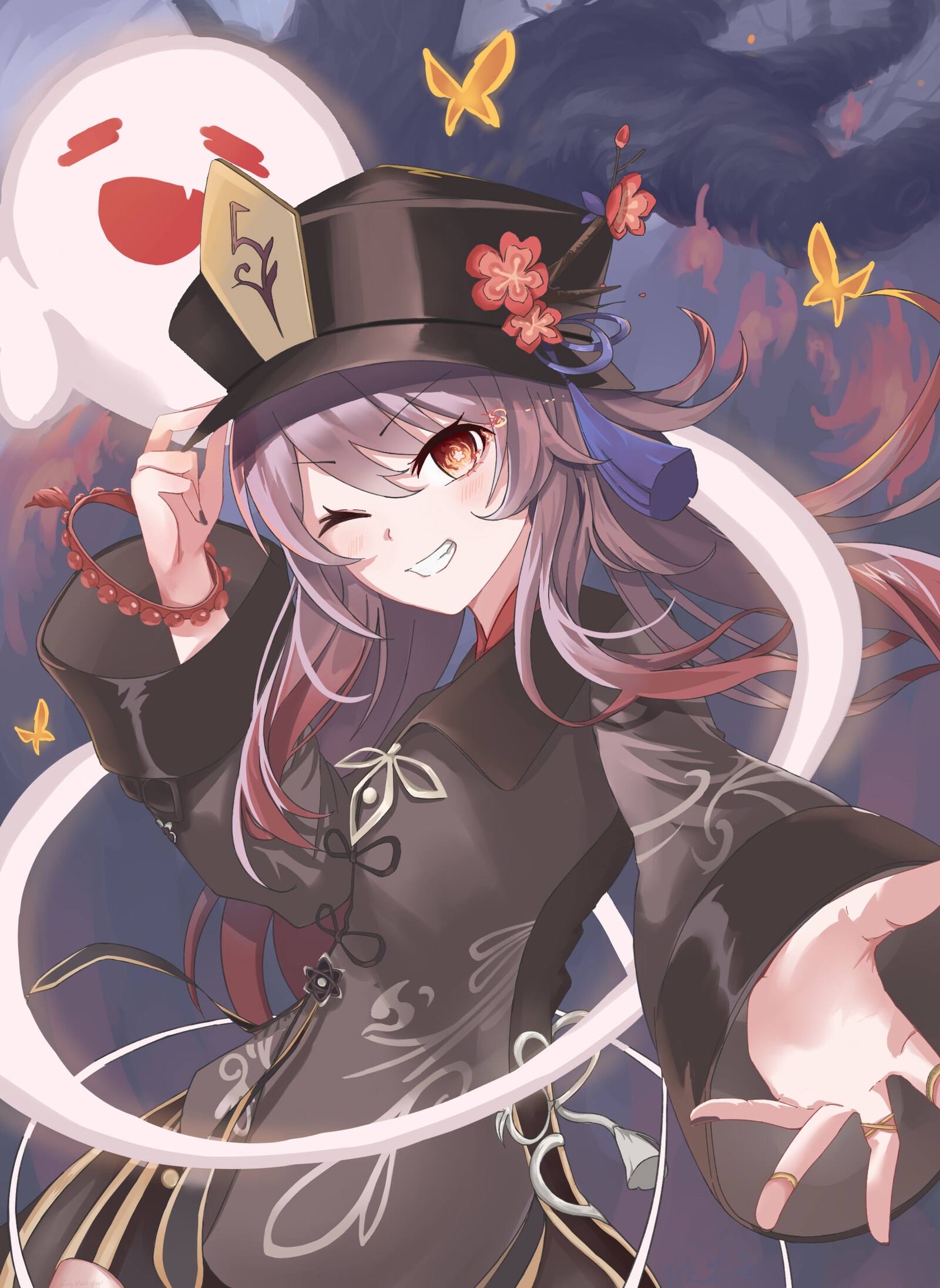 原神胡桃壁纸图片