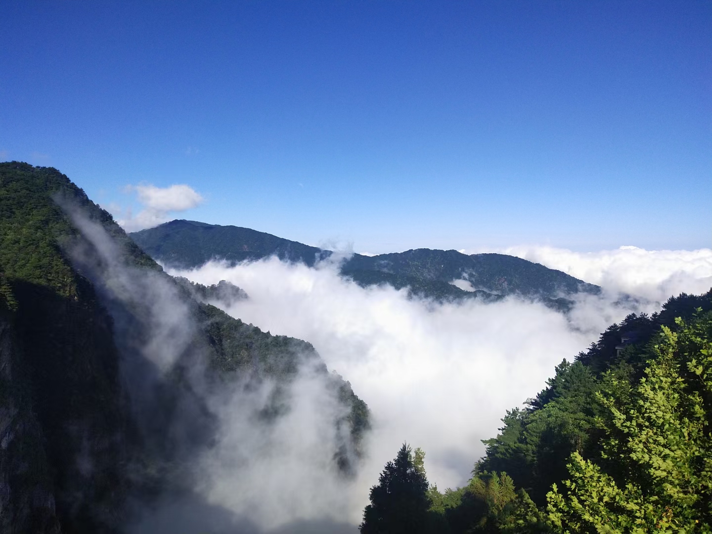 湖北咸宁九宫山景区图片