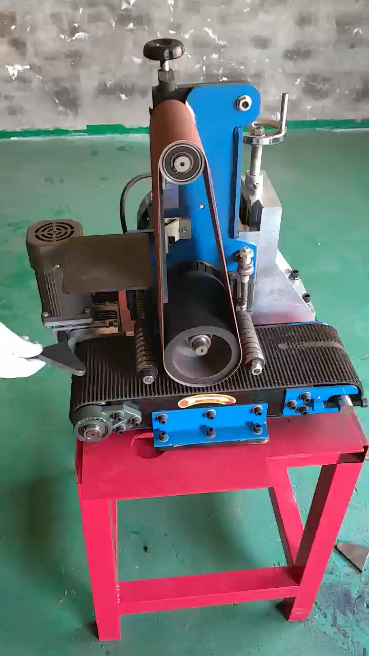 小型商用平面抛光机,金属板材除漆除锈去毛刺去氧化皮,镜面打磨拉丝机