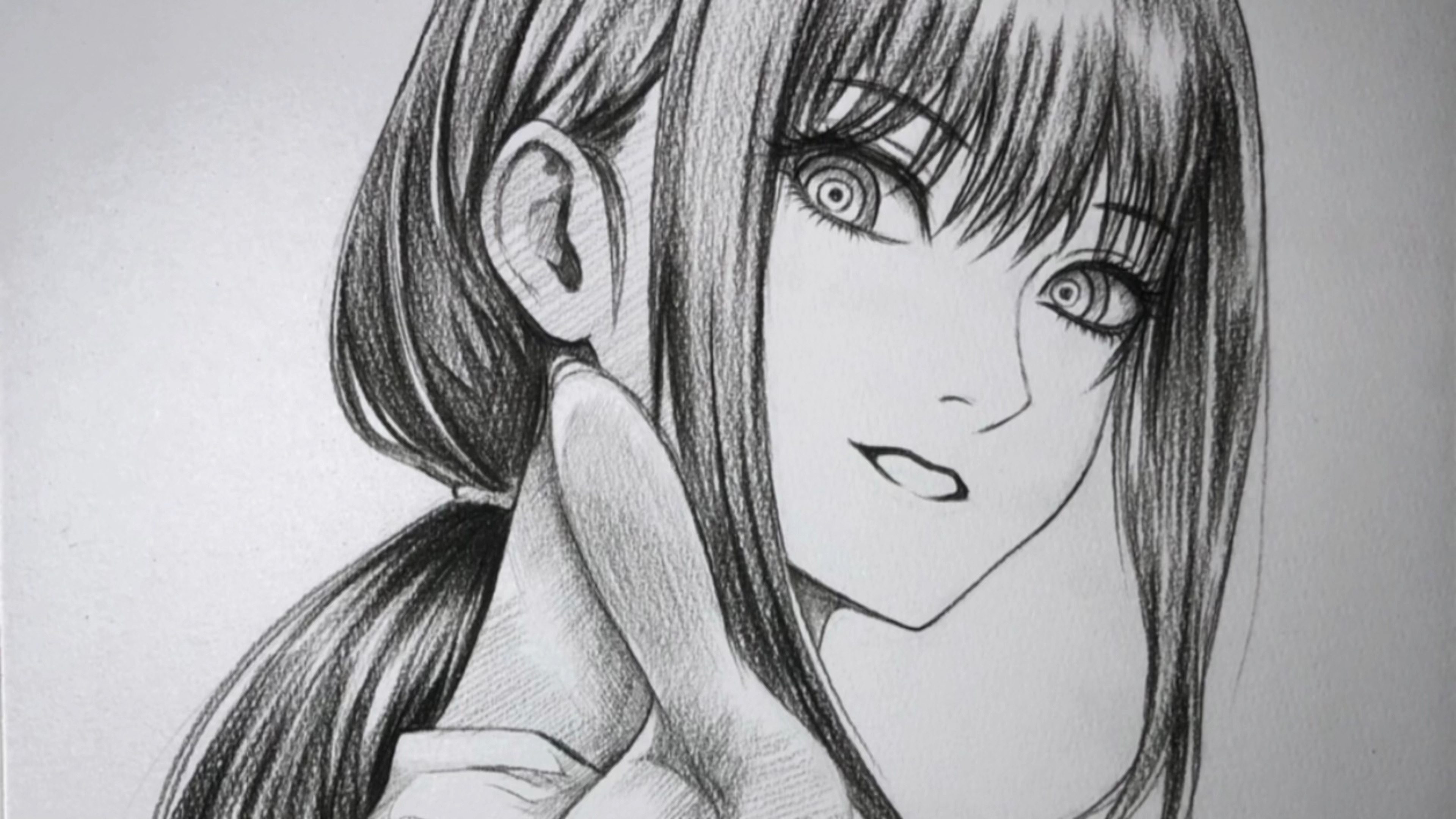 动漫人物玛奇玛素描解压绘画教程干货