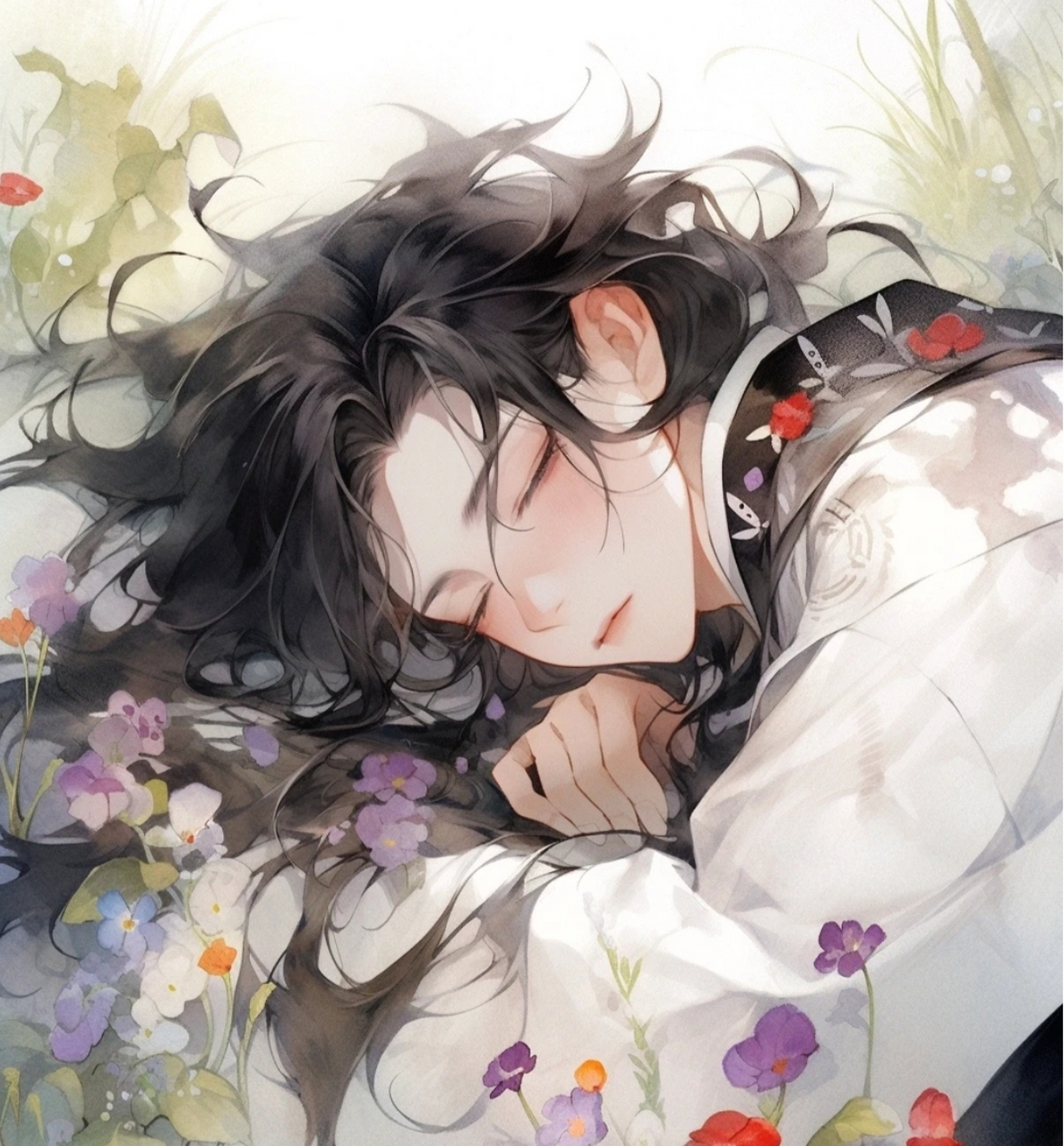 古风睡美人,主打的就是一个氛围感