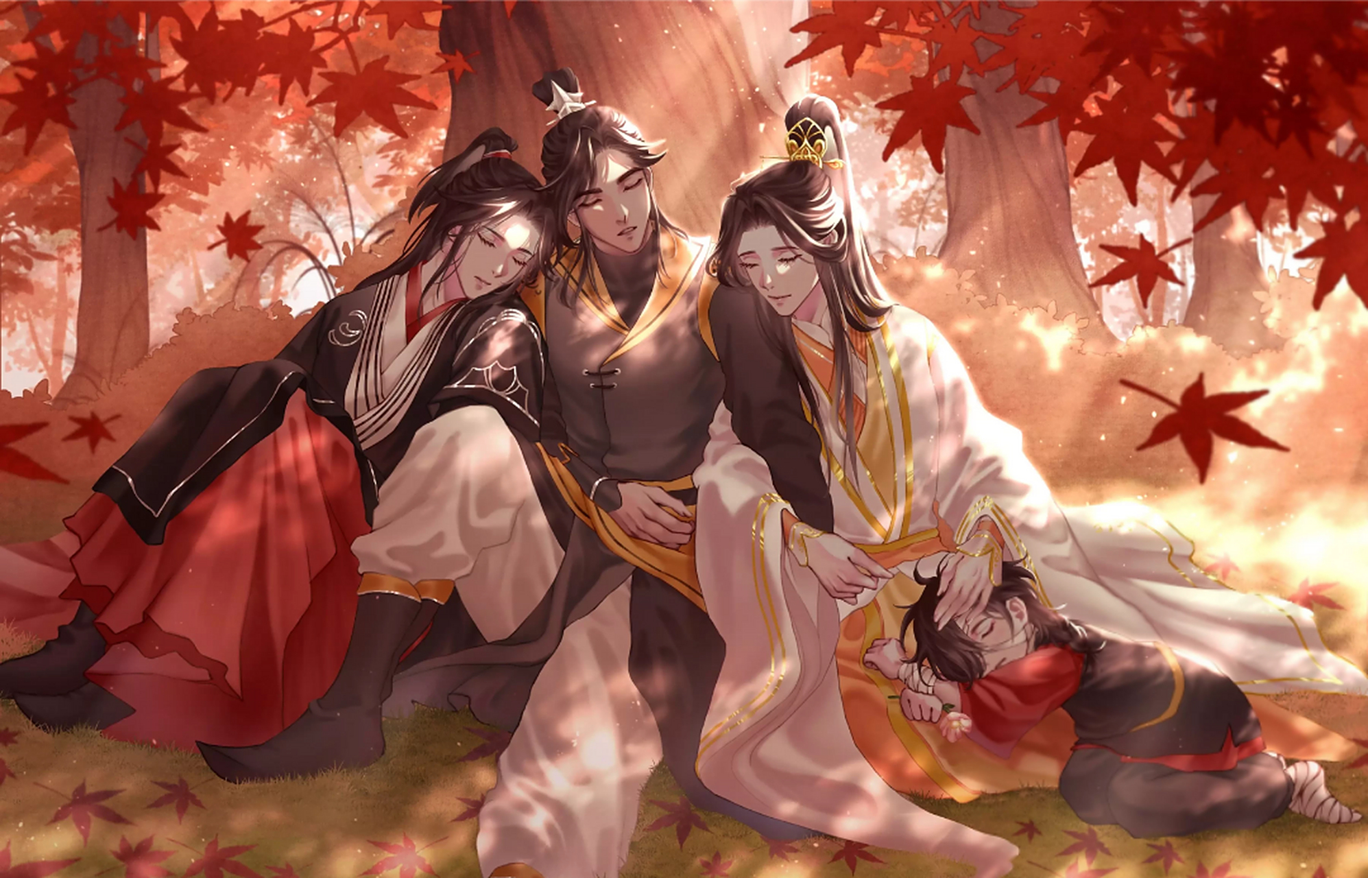 仙乐三傻和红红儿#天官赐福