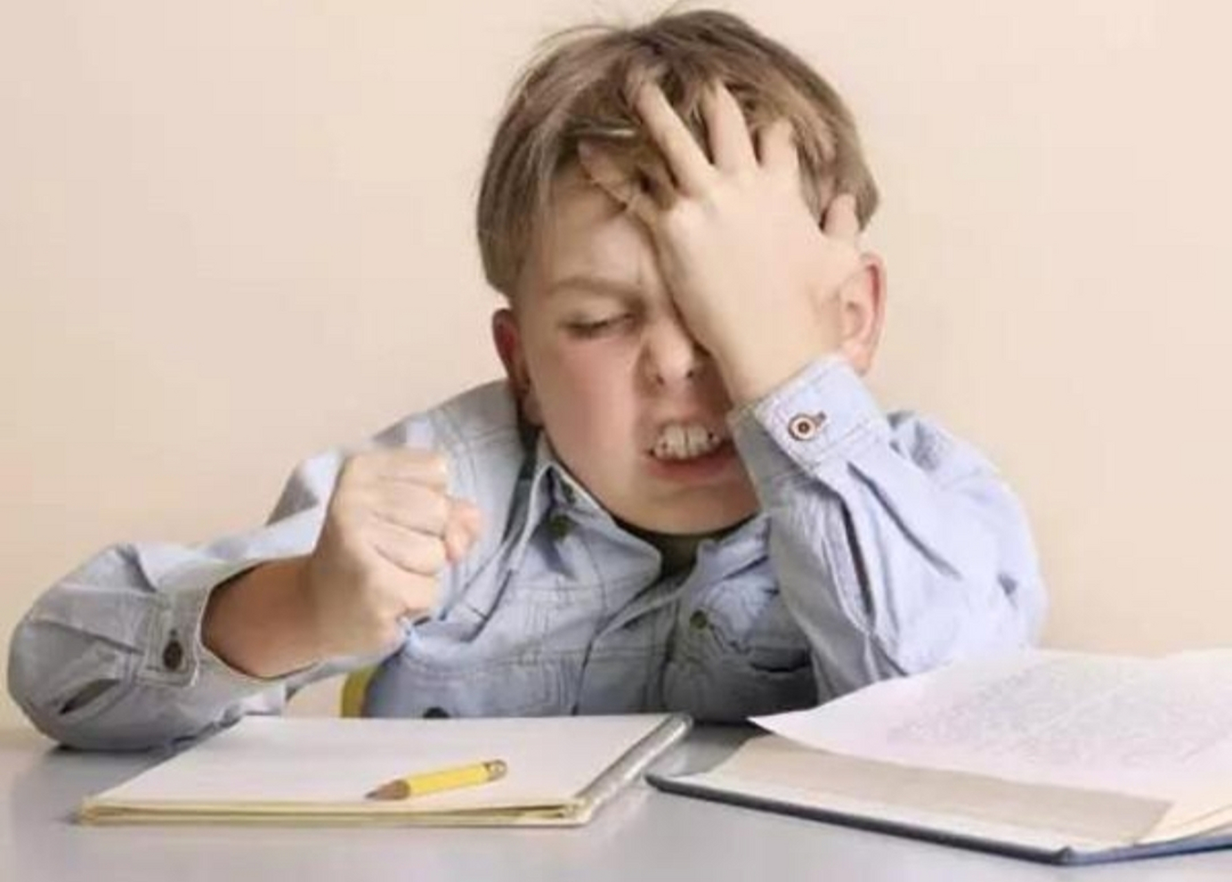 【孩子生气撕作业,该如何解决】  孩子写错了字老师要求改正,孩子发