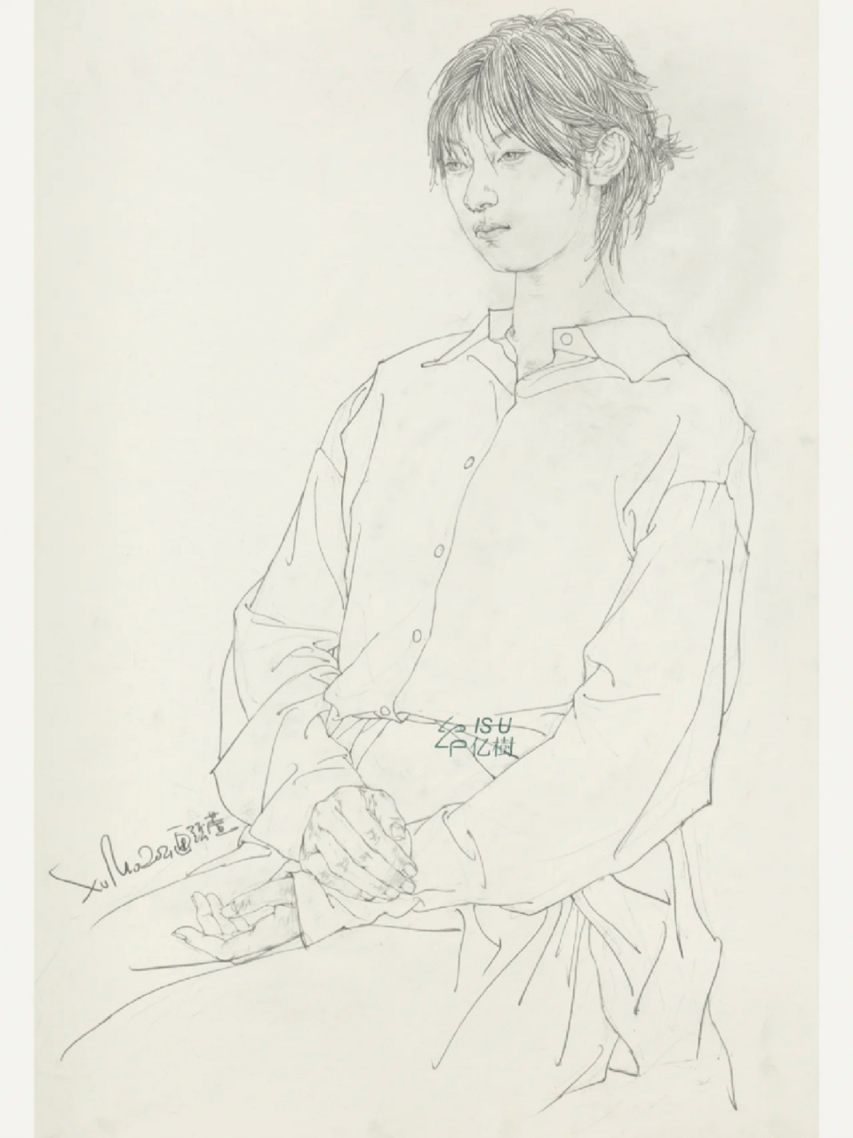 中国美术学院教授徐默老师最新线描作品欣赏!#美术生# #画画# #艺术