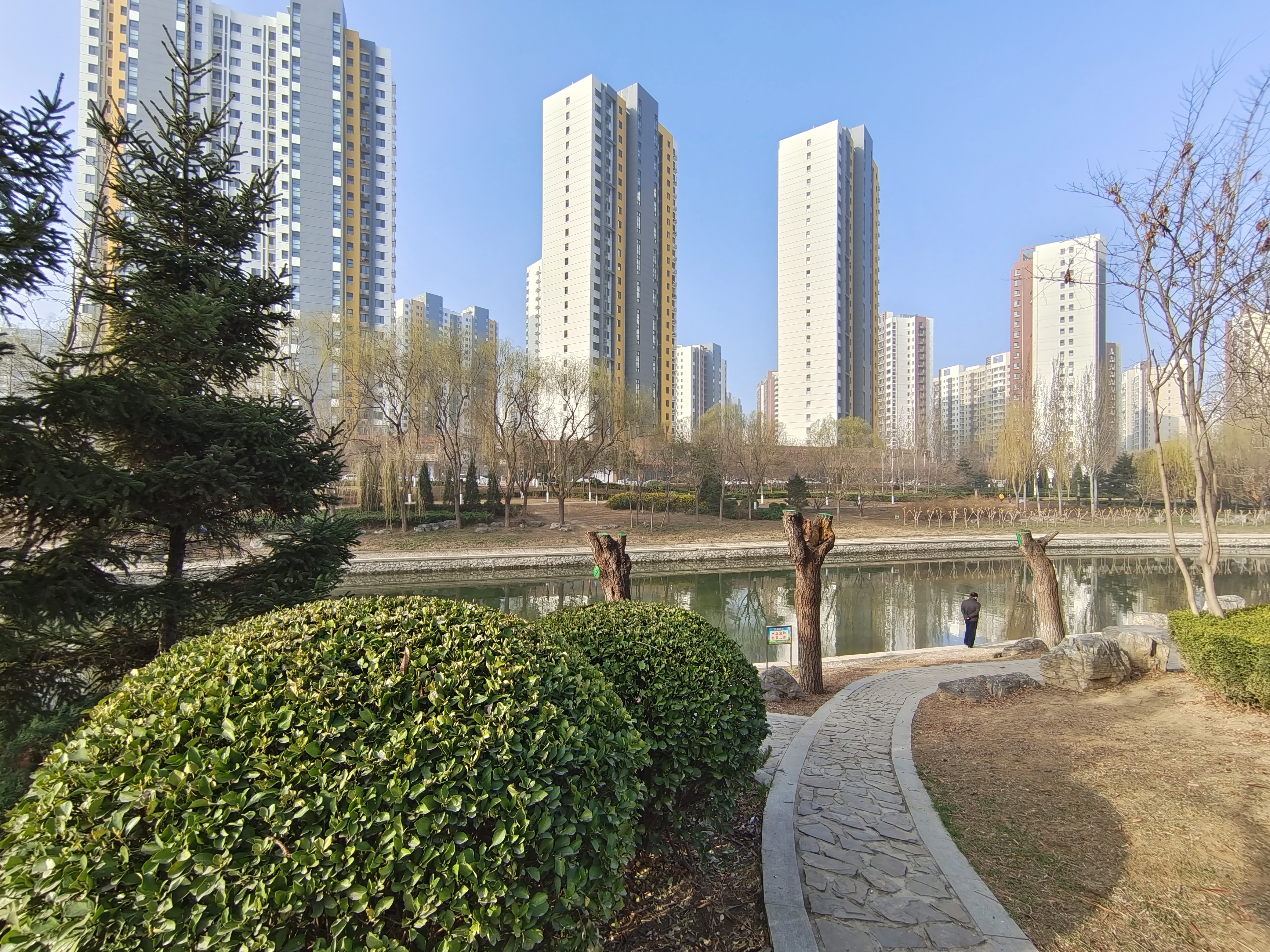 2022年3月14保定市府河公园