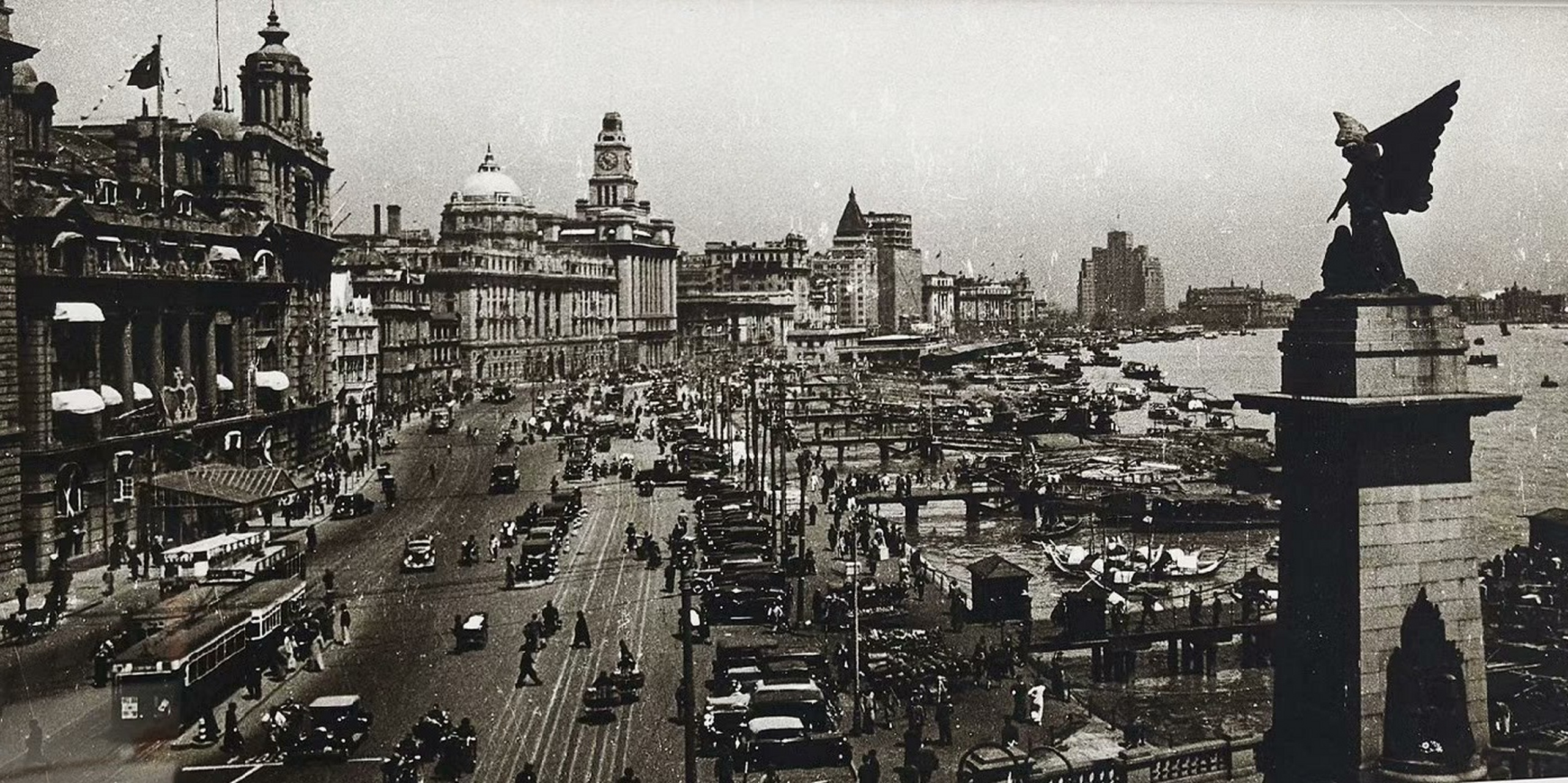 1937年～老上海外滩 ～欧洲纪念碑