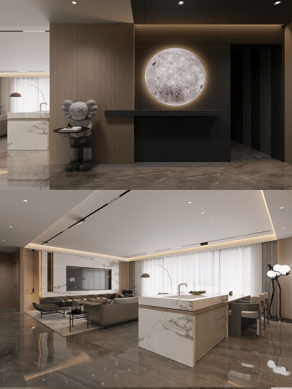 电视背景墙质感高级又惊艳 	 自由与舒适至上 	 简约与轻奢质感的平衡