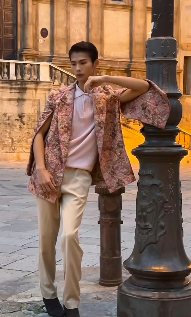 有人认识他吗? 陆仙人,从乡村小路一步步走上国际t台的超模