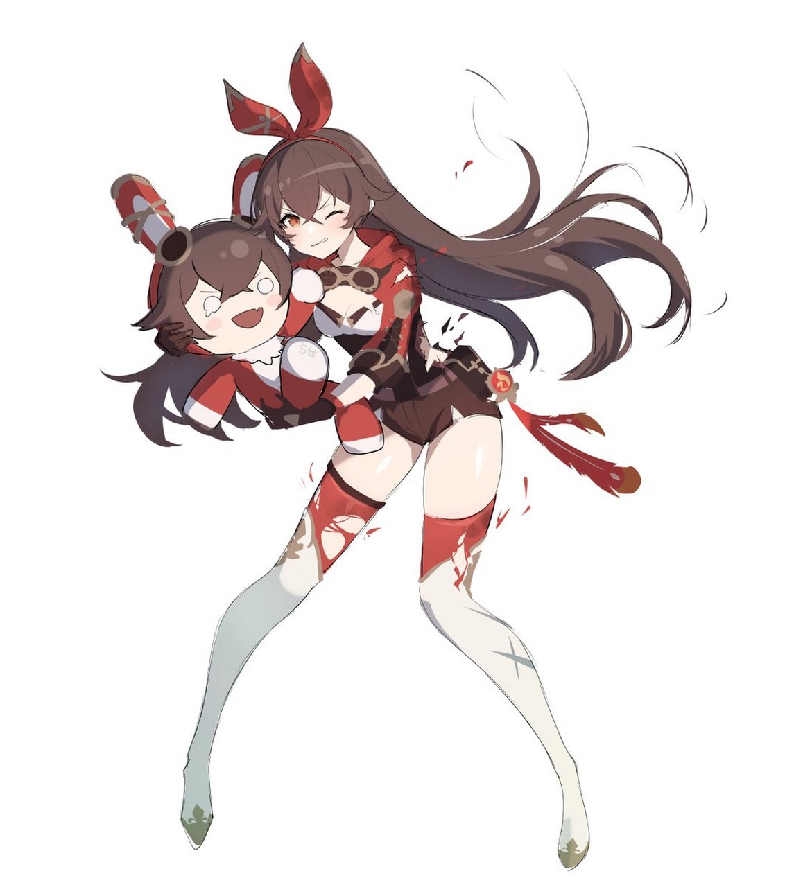 兔兔伯爵,出击#原神# #安柏