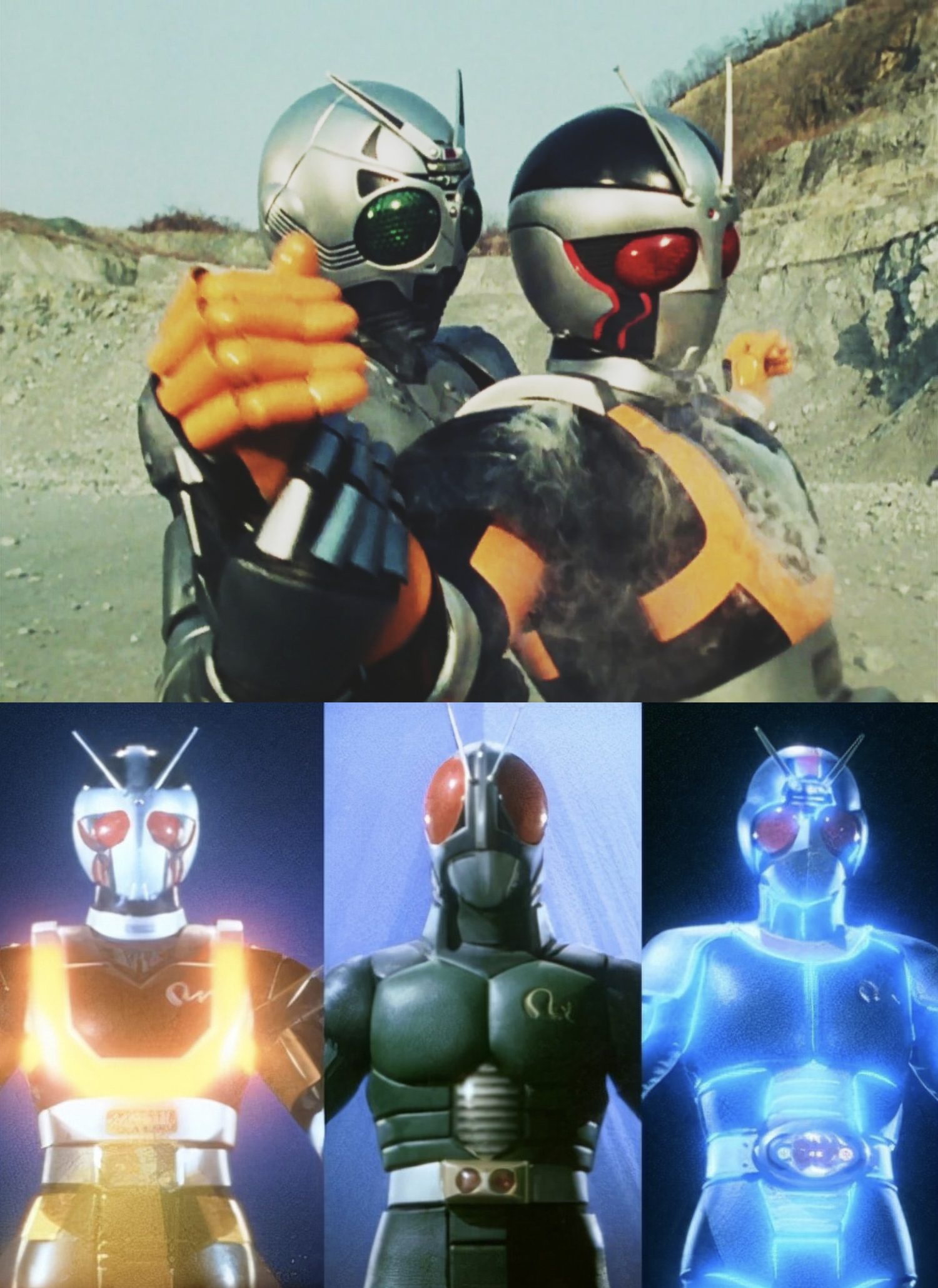 假面騎士black rx,為什麼被稱為昭和掛王,black rx的三種形態