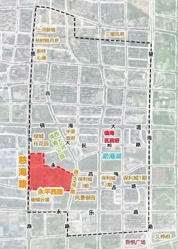 2021年镇海新城规划图图片