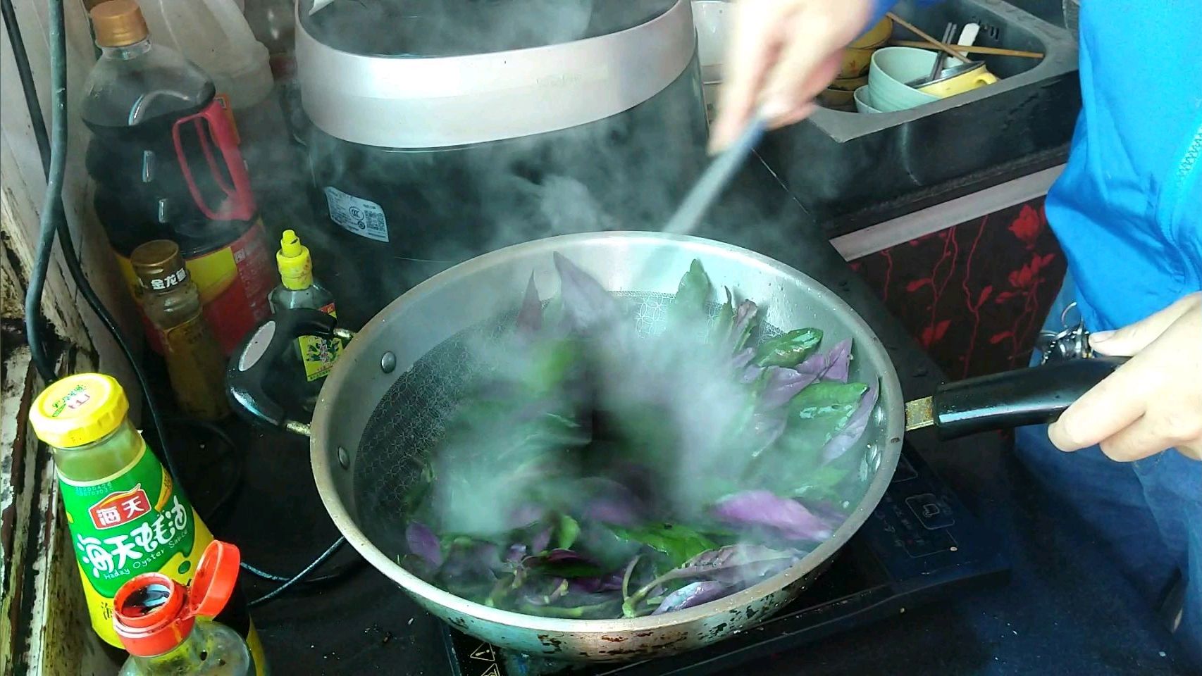 红凤菜脆嫩滑爽,槐哥教你怎么炒好吃!