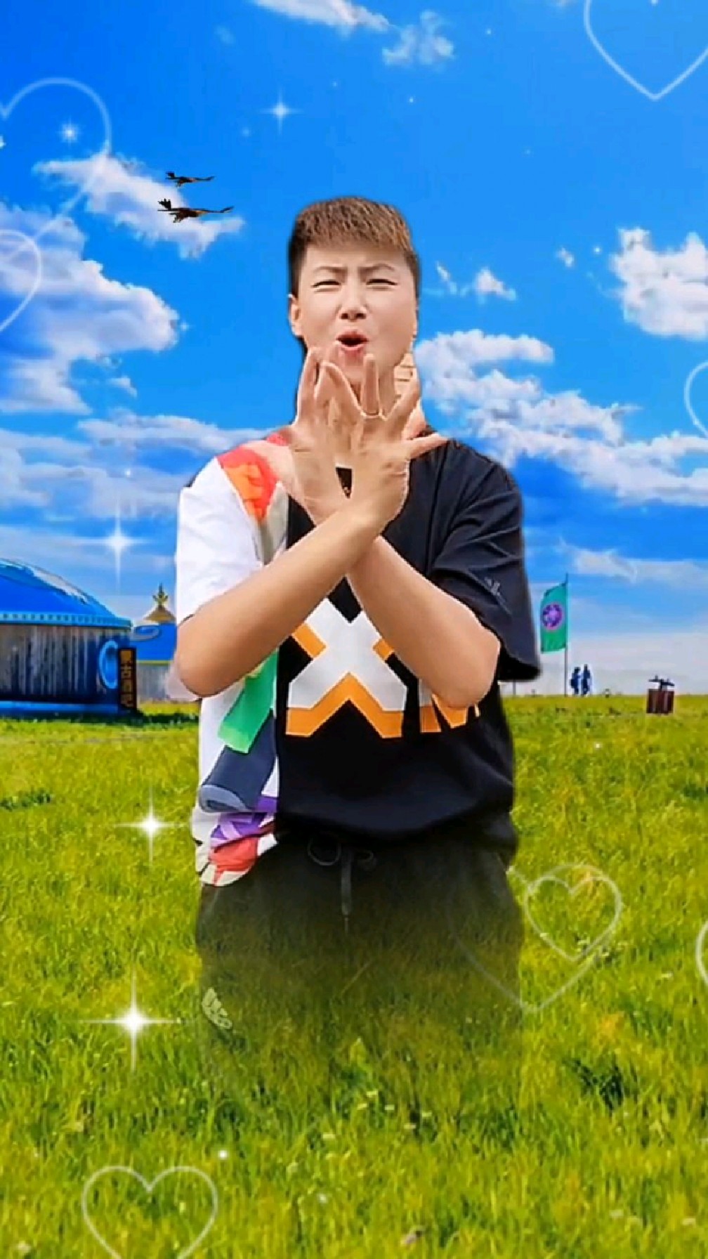 草原之夜阿杰手势舞
