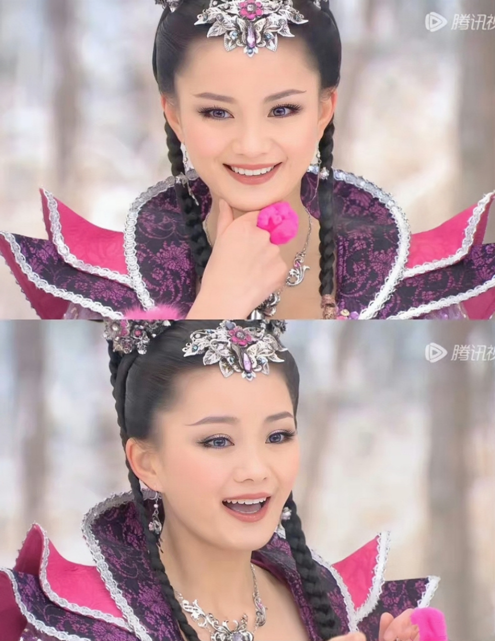 馨子的颜值在娱乐圈里算一般吧,但是《活佛济公》里小兔子的造型人设