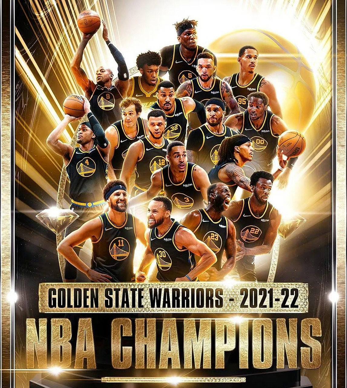 nba的梦幻球队,金州勇士,一看到这张海报,就热血沸腾! #nba