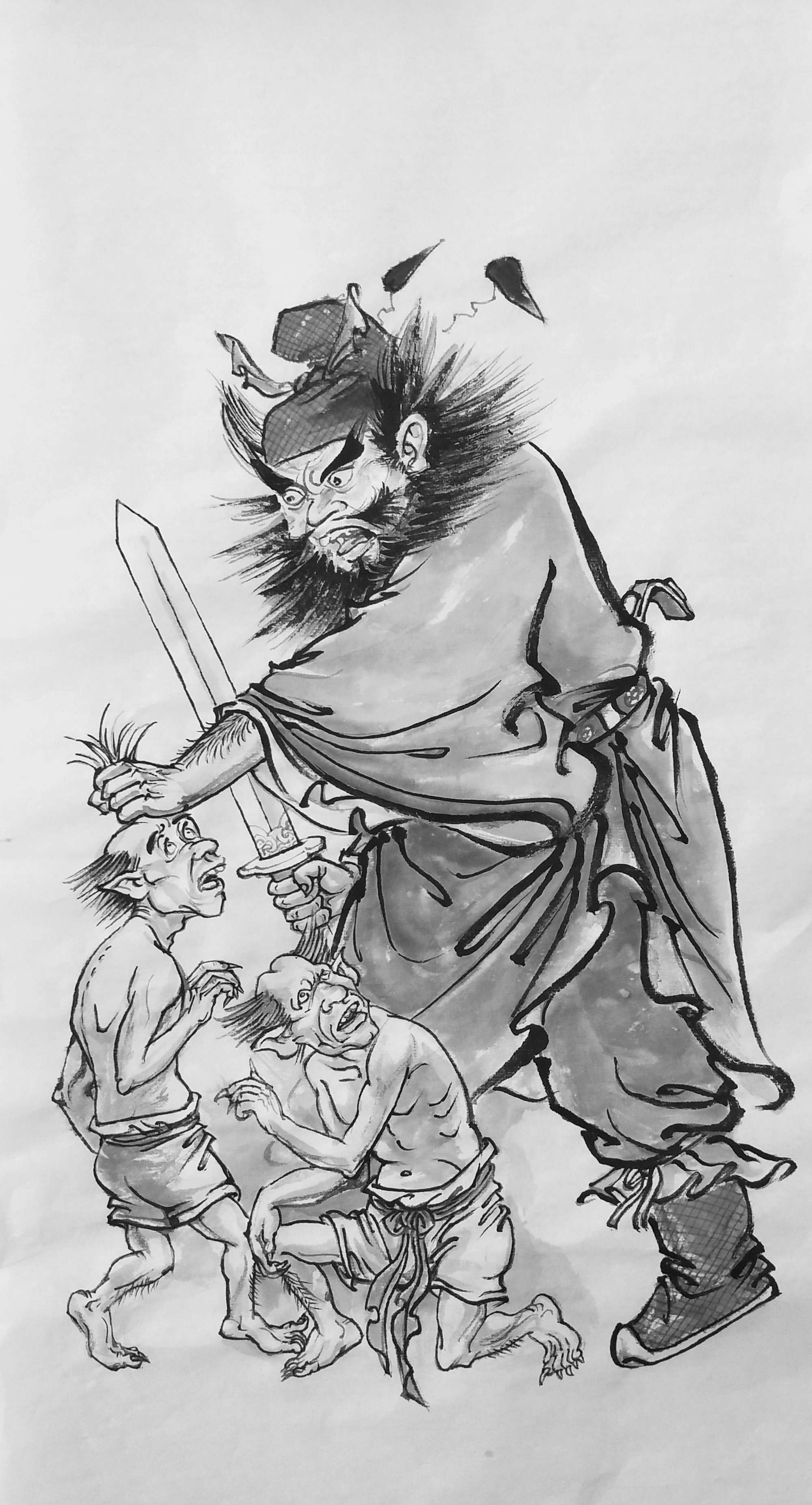 《钟馗伏魔图》