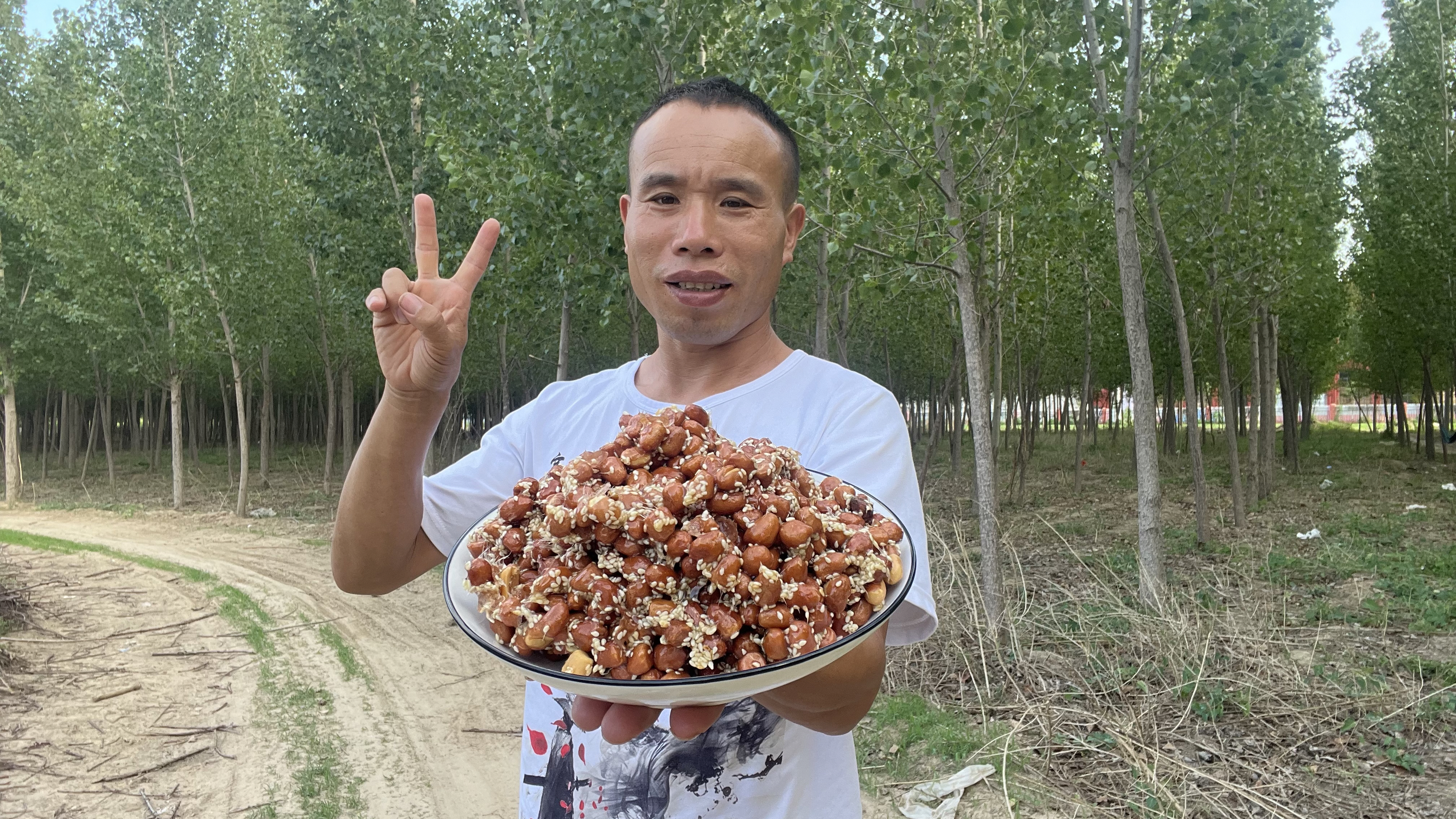 五香芝麻蜂蜜花生豆制作,大人小孩都爱吃休闲小零食,越吃越香
