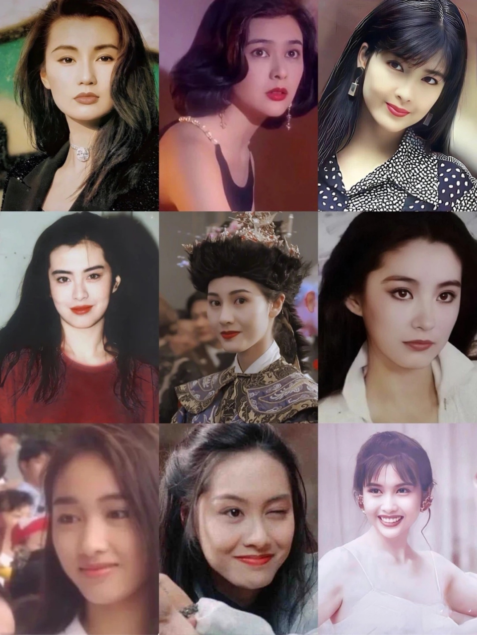 明艳大气的长相,真的能一眼抓住眼球#老照片# #港风女神