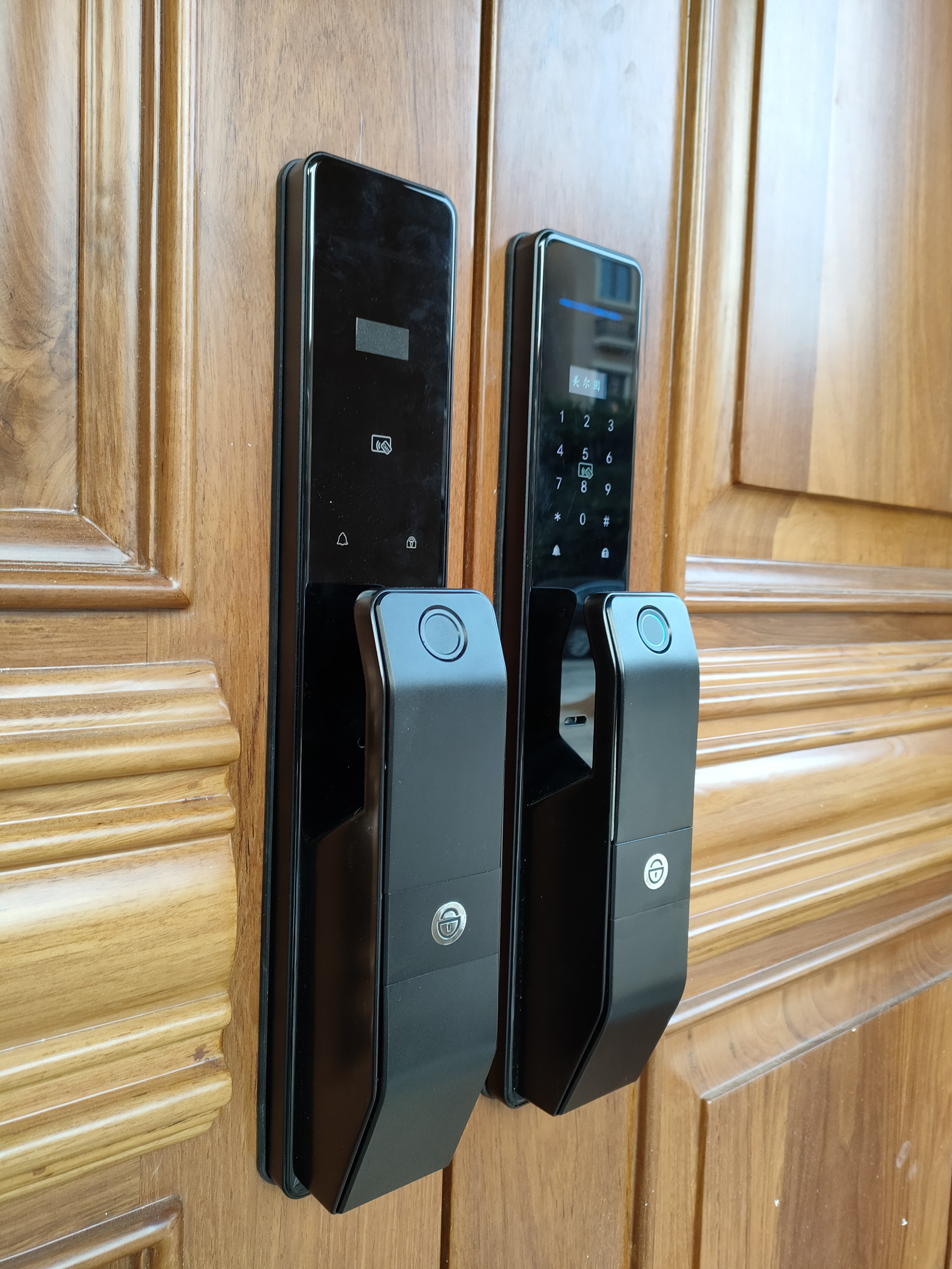 美尔固智能锁安装实图