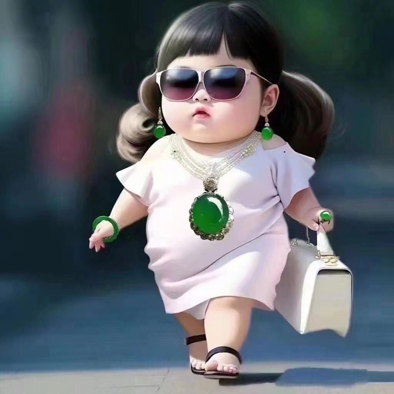 这气质,已经掩盖不了满屏的富态[亲吻][亲吻]贵气,气质是翡翠给的自信