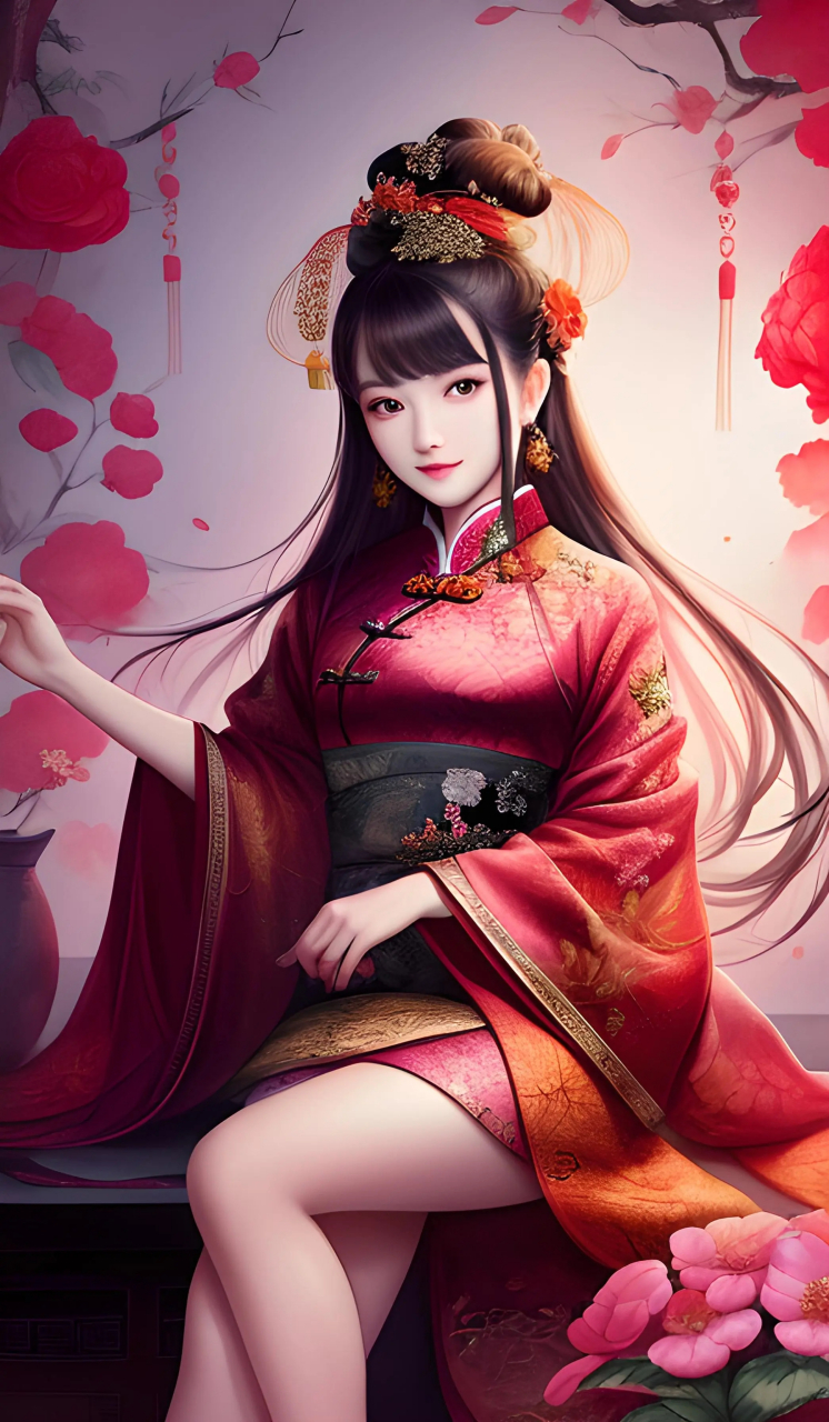 什么词能形容她的的美……#古风# #二次元美图