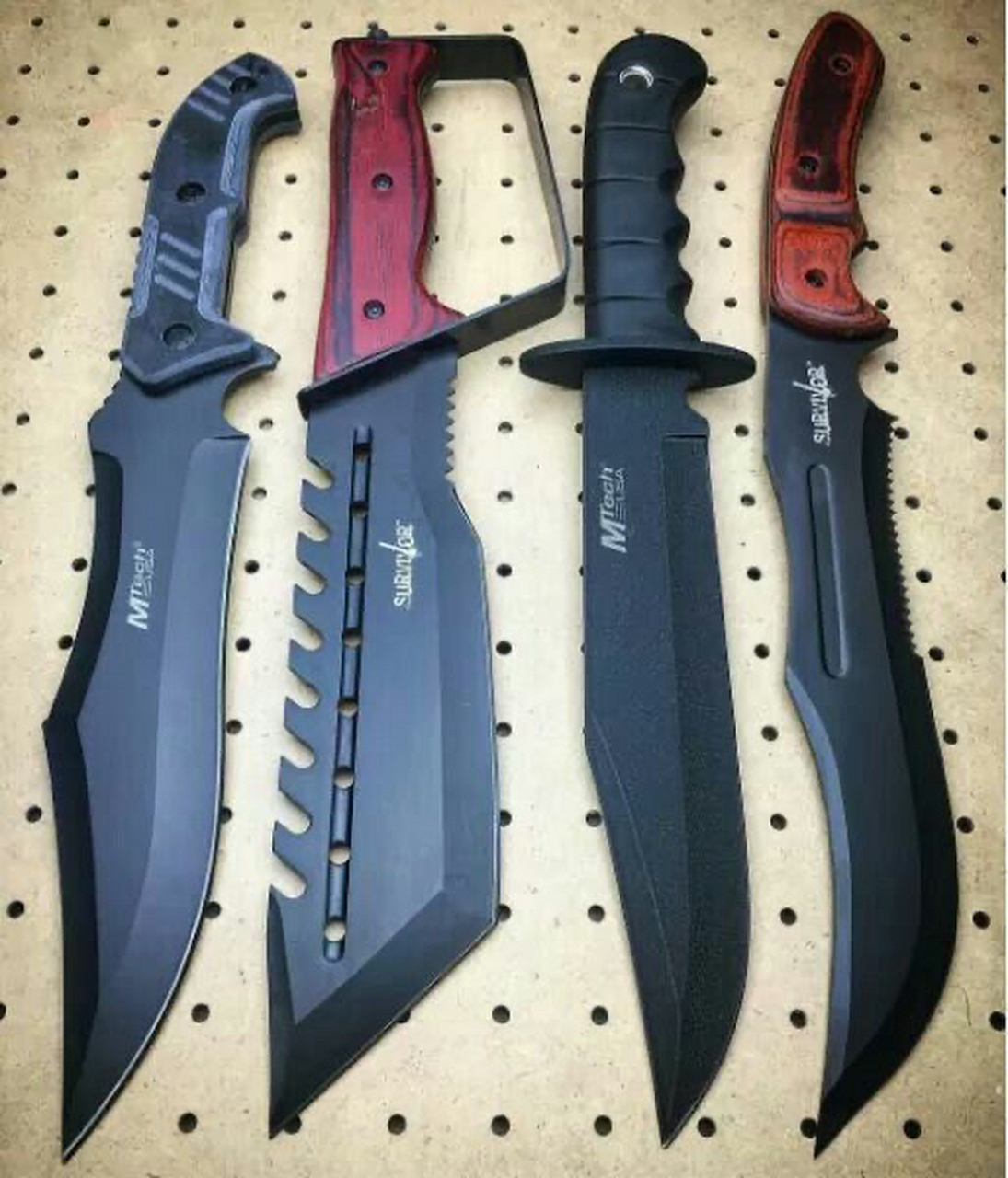 如果是要去太平洋上的荒岛生存一个礼拜,这几把生存匕首,你觉得哪一把