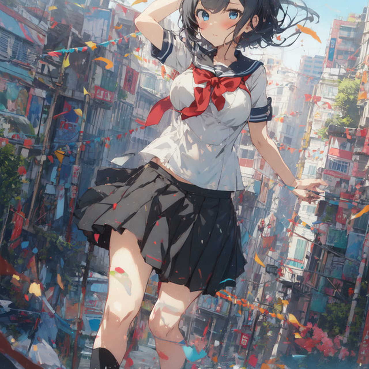 你见过超巨大化的jk少女吗?
