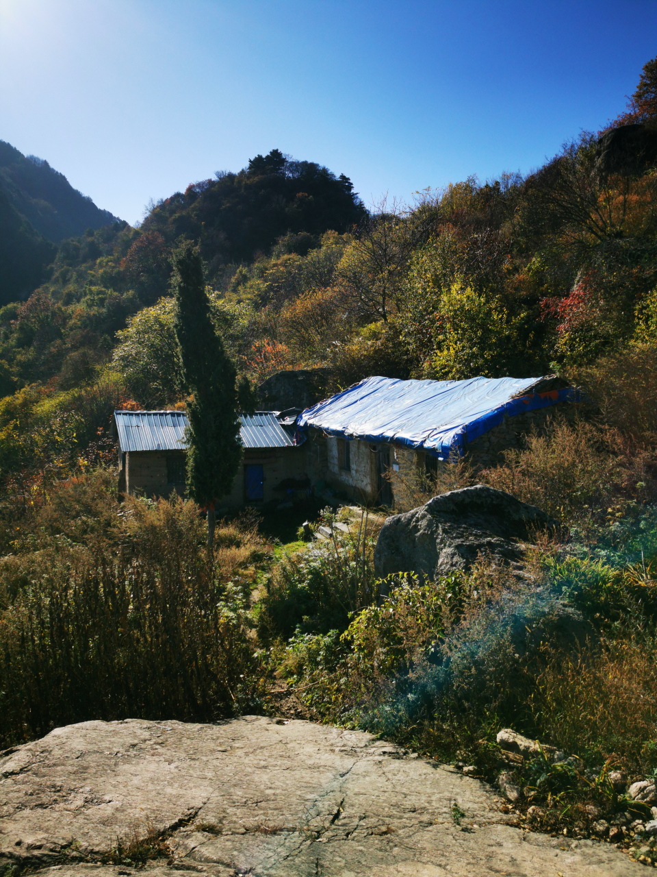 人头山游记  导航扯袍峪村